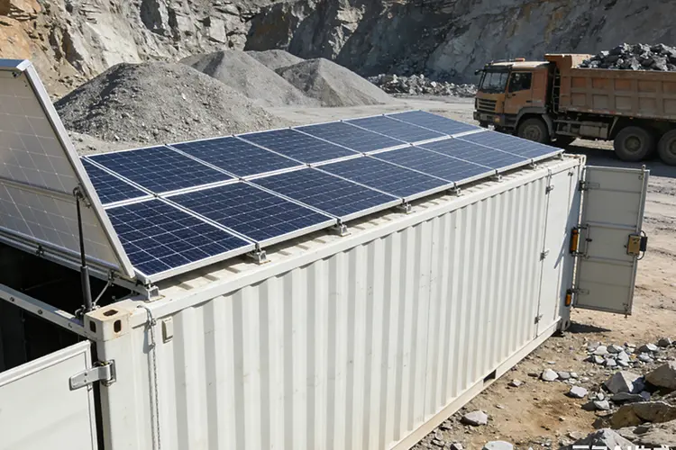 Containerized BESS and battery storage container for industrial applications