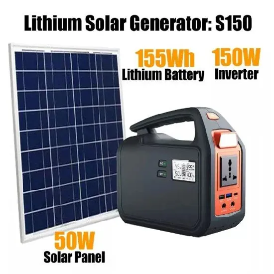 A solar container communication station wind power
