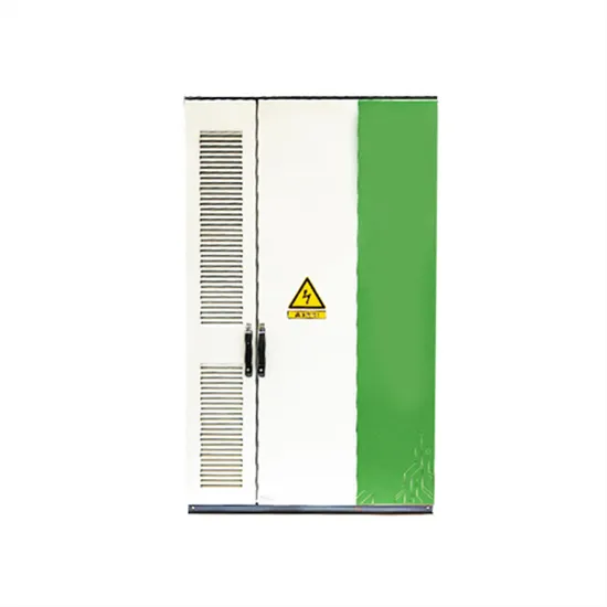 Automatic Outdoor Cabinet for Microgrid Energy Storage in Water Plants