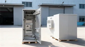 1MWH Energy Storage Banks in 40 ft Containers