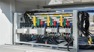 How many volts does the three-string Apia solar container lithium