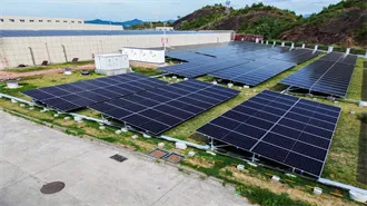 Solar container communication station flywheel energy storage
