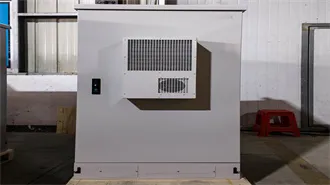 20-foot mobile energy storage container used in Equatorial Guinea oil